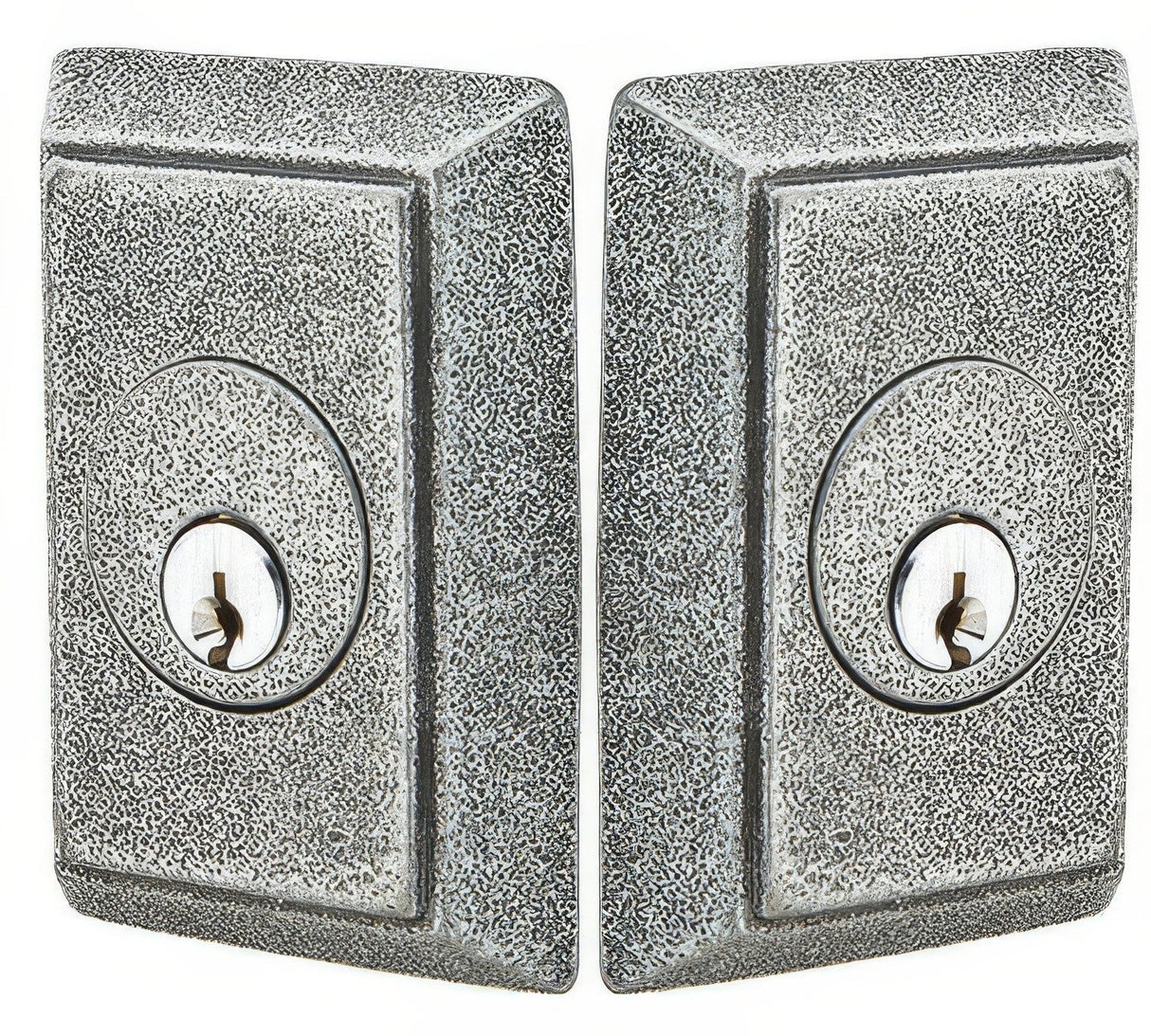 Emtek 8363SWS satin steel double cylinder deadbolt