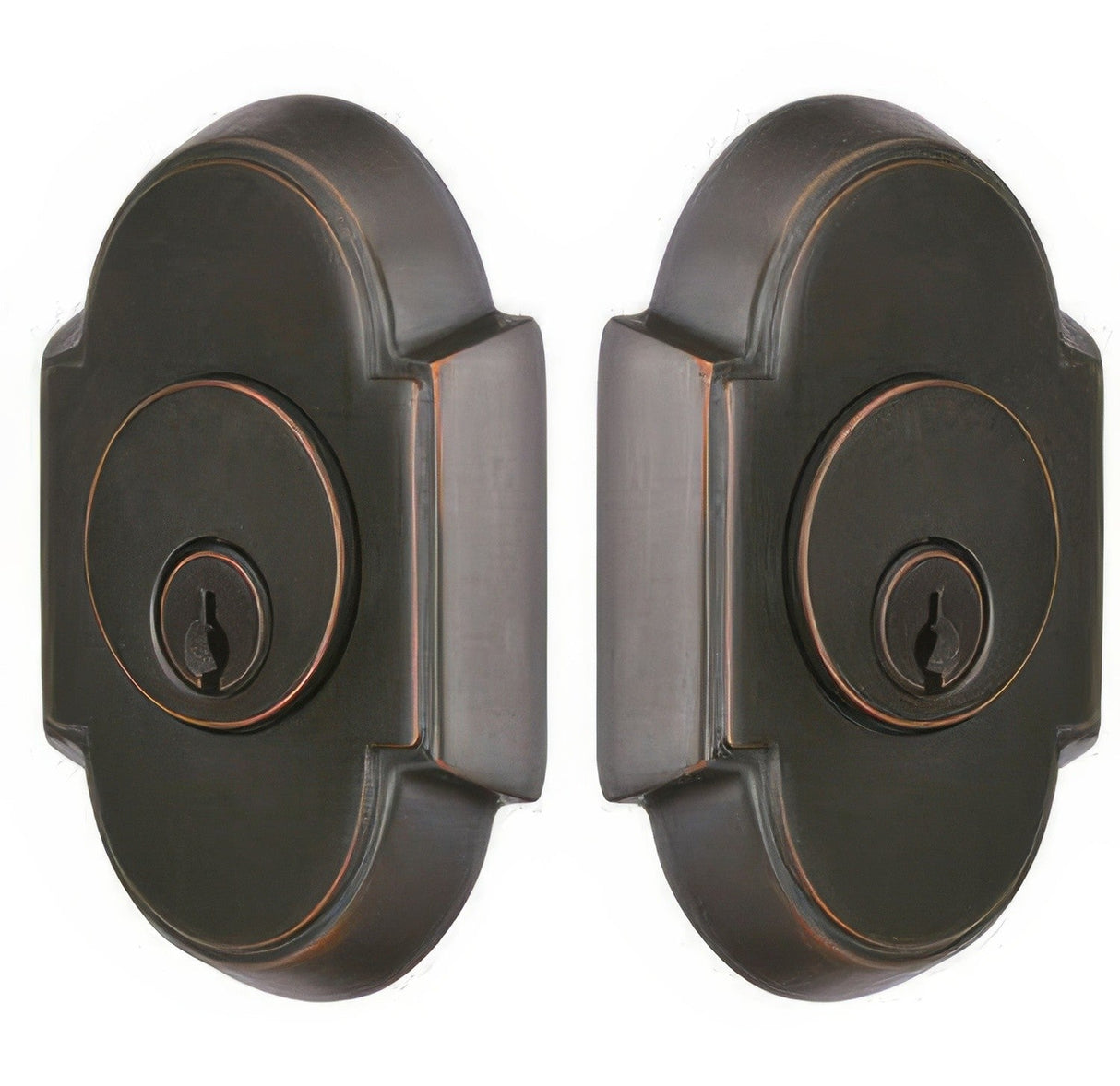 Emtek 8366US10B oil rubbed bronze double cylinder deadbolt
