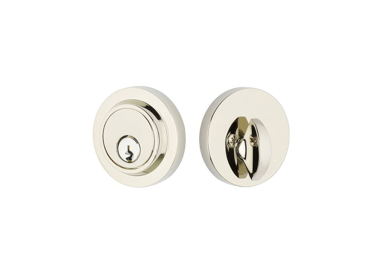 Emtek 8367US14 polished nickel double cylinder deadbolt