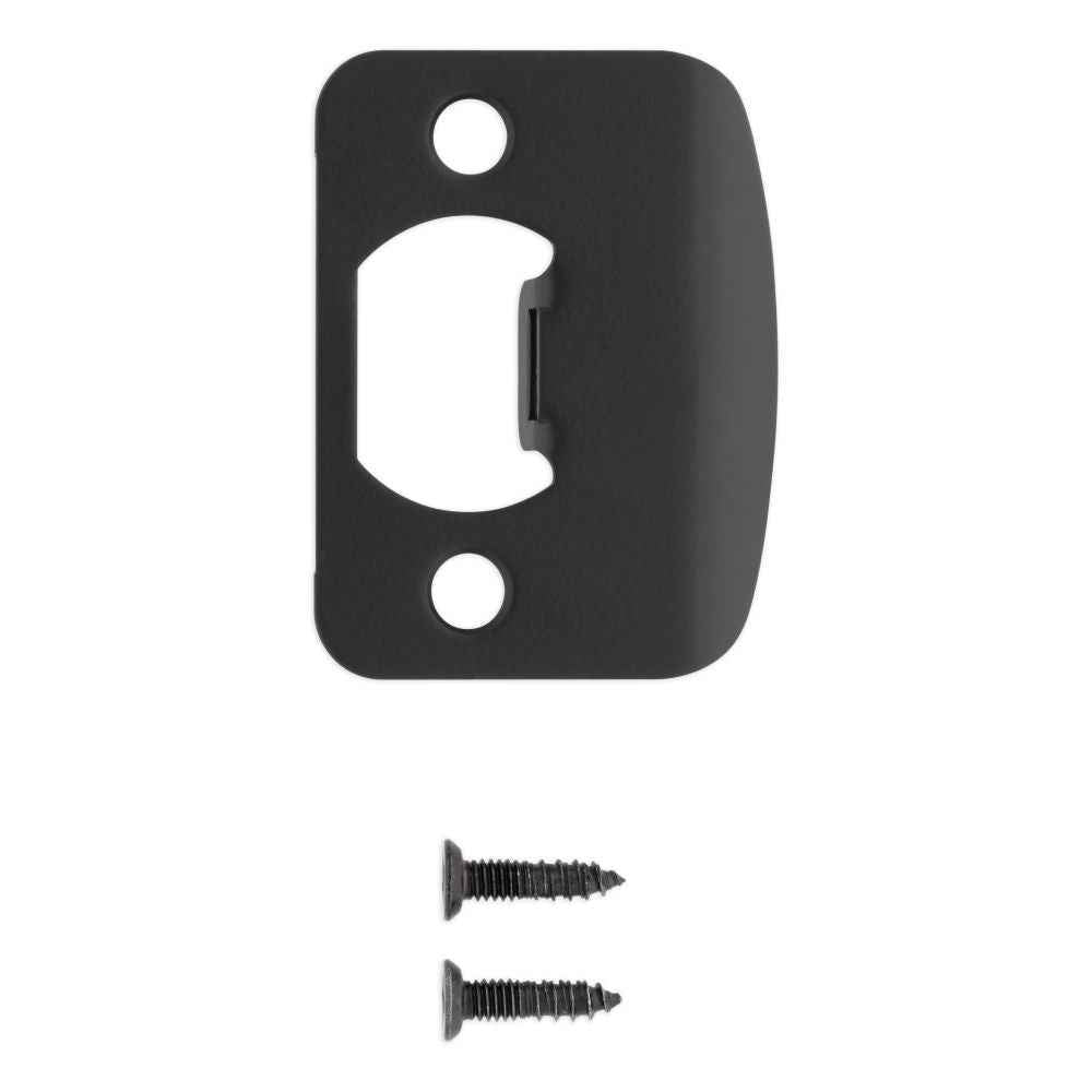 Kwikset 83796-019 Radius Corner Full Lip Strike for US11P Venetian Bronze and 514 Matte Black in Venetian Bronze and Matte Black