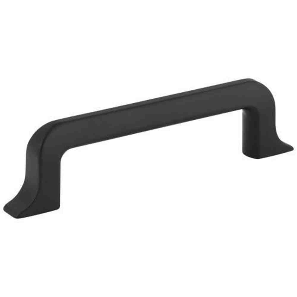 Jeffrey Alexander 839-96MB matte black cabinet drawer pull