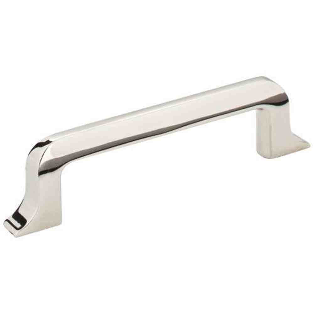 Jeffrey Alexander 839-96NI polished nickel cabinet drawer pull