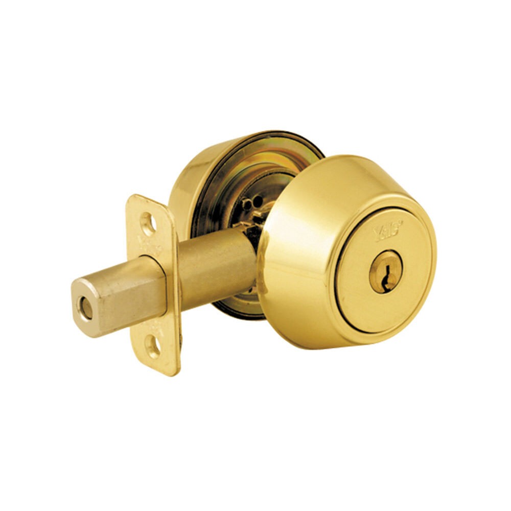 Yale 8403 840 New Traditions Double Cylinder Deadbolt Polished Brass