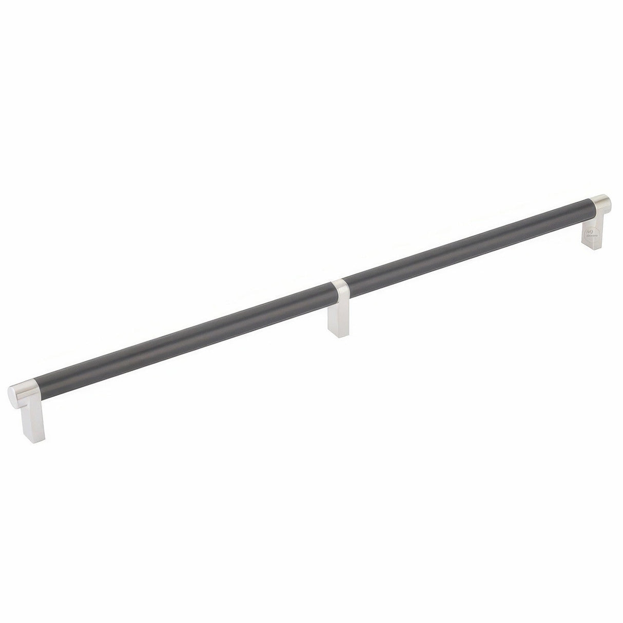 Emtek 84059.RECUS15.SMUS19 flat black smooth cabinet bar