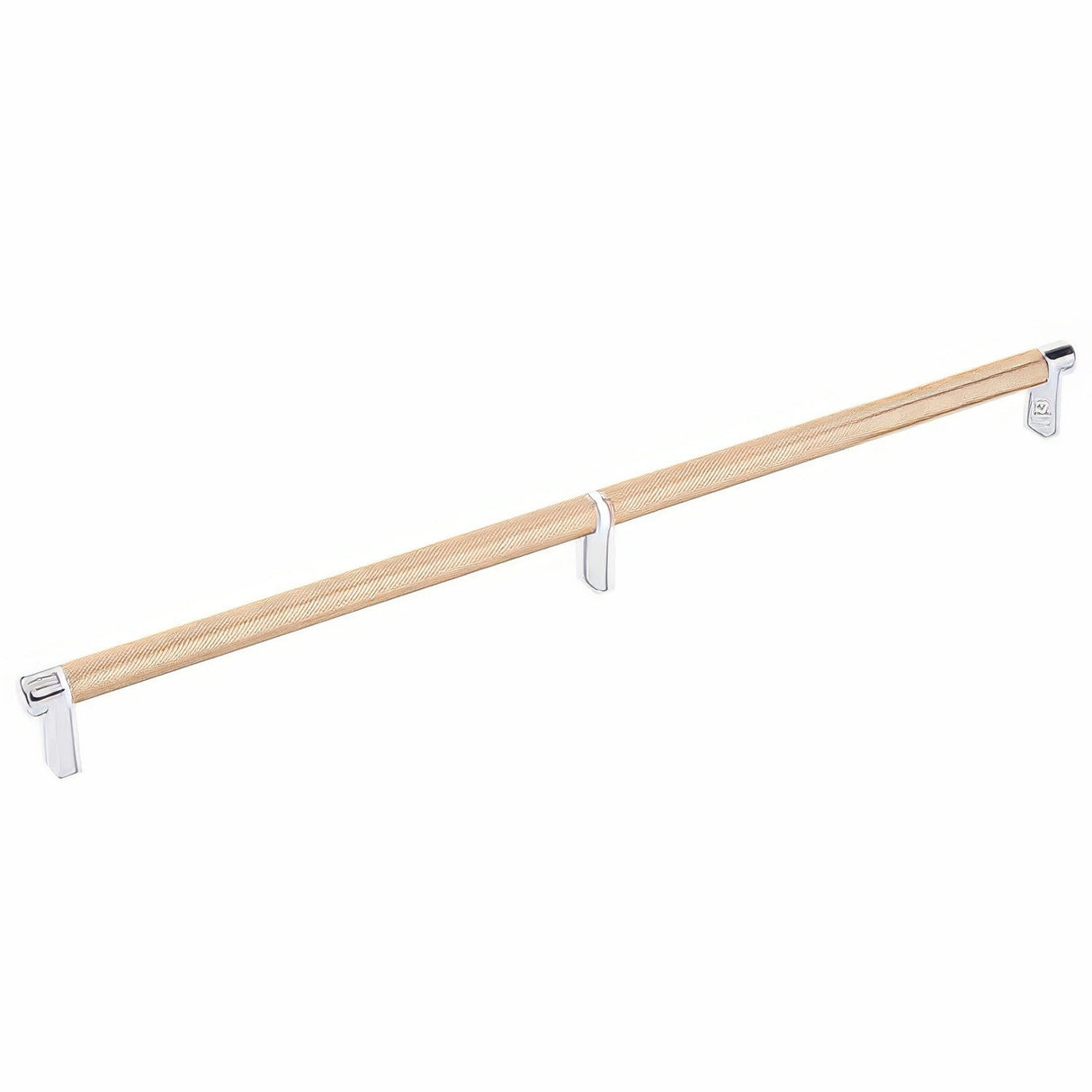 Emtek 84059.RECUS26.KNSCU satin copper knurled cabinet bar