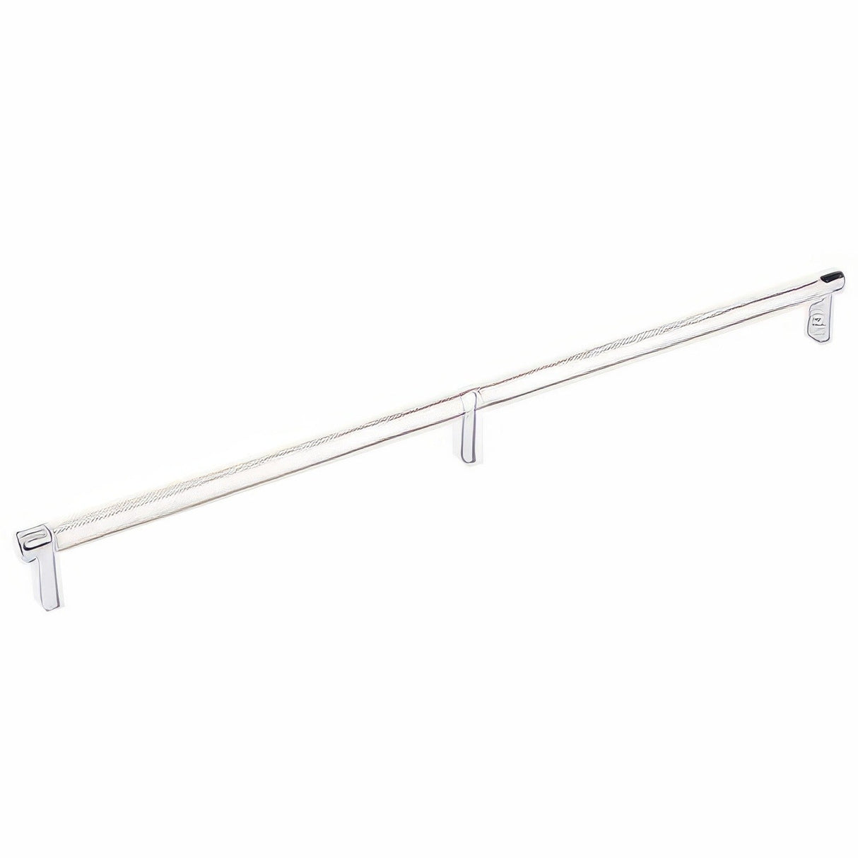Emtek 84059.RECUS26.KNUS14 lifetime polished nickel knurled cabinet bar