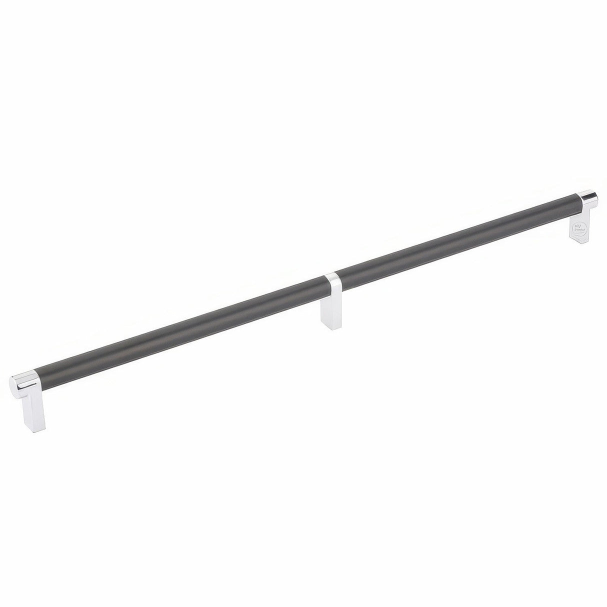 Emtek 84059.RECUS26.SMUS19 flat black smooth cabinet bar