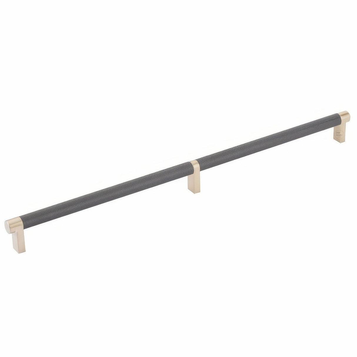 Emtek 84059.RECUS4.KNUS10B oil rubbed bronze knurled cabinet bar