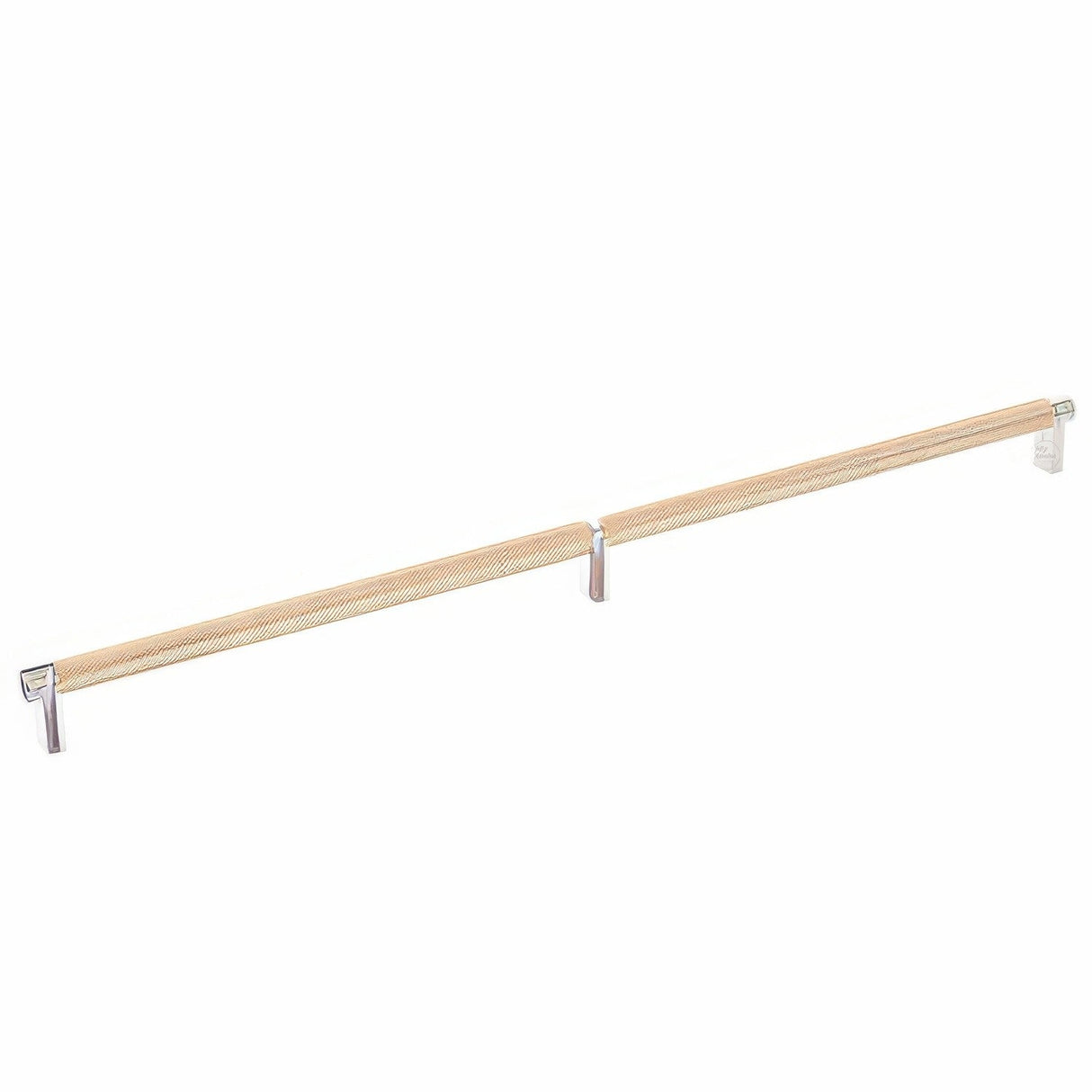 Emtek 84060.RECUS14.KNSCU satin copper knurled cabinet bar