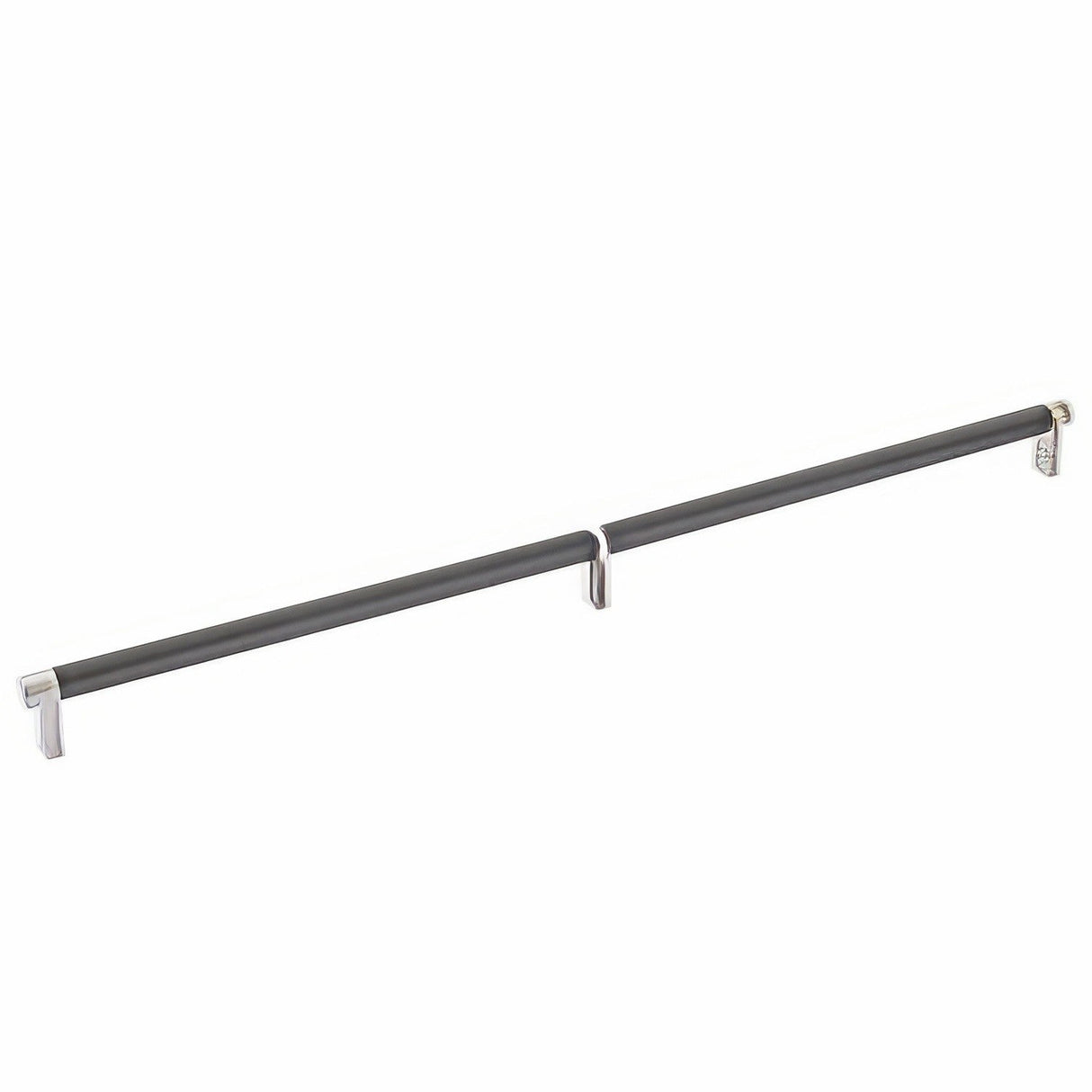 Emtek 84060.RECUS15.SMUS19 flat black smooth cabinet bar