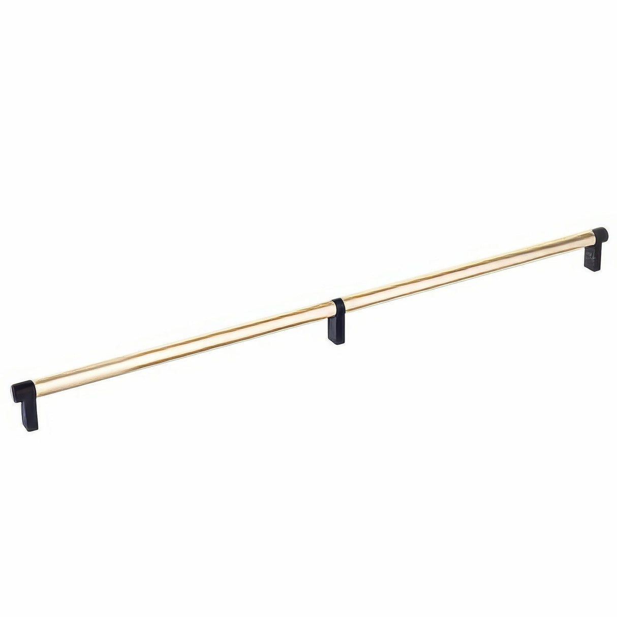 Emtek 84060.RECUS19.SMUS4 satin brass smooth cabinet bar