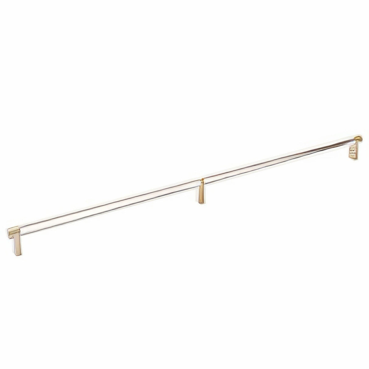 Emtek 84060.RECUS4.SMUS15 satin nickel smooth cabinet bar