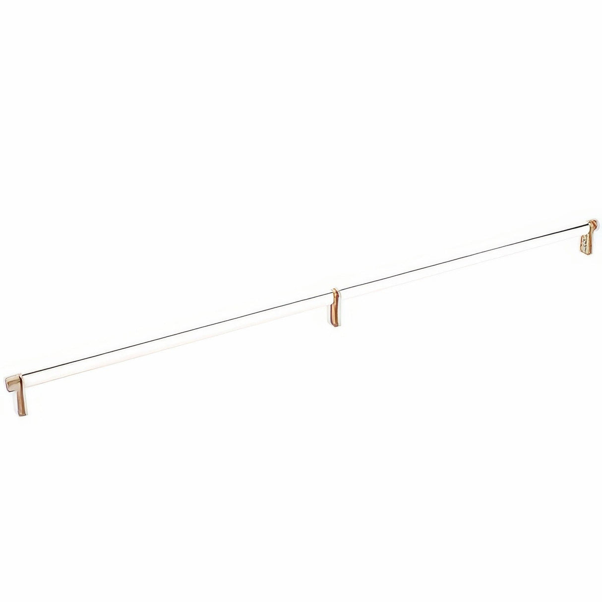 Emtek 84061.RECSCU.SMUS14 lifetime polished nickel smooth cabinet bar