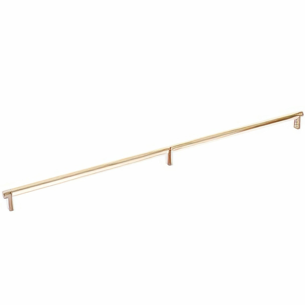 Emtek 84061.RECSCU.SMUS4 satin brass smooth cabinet bar