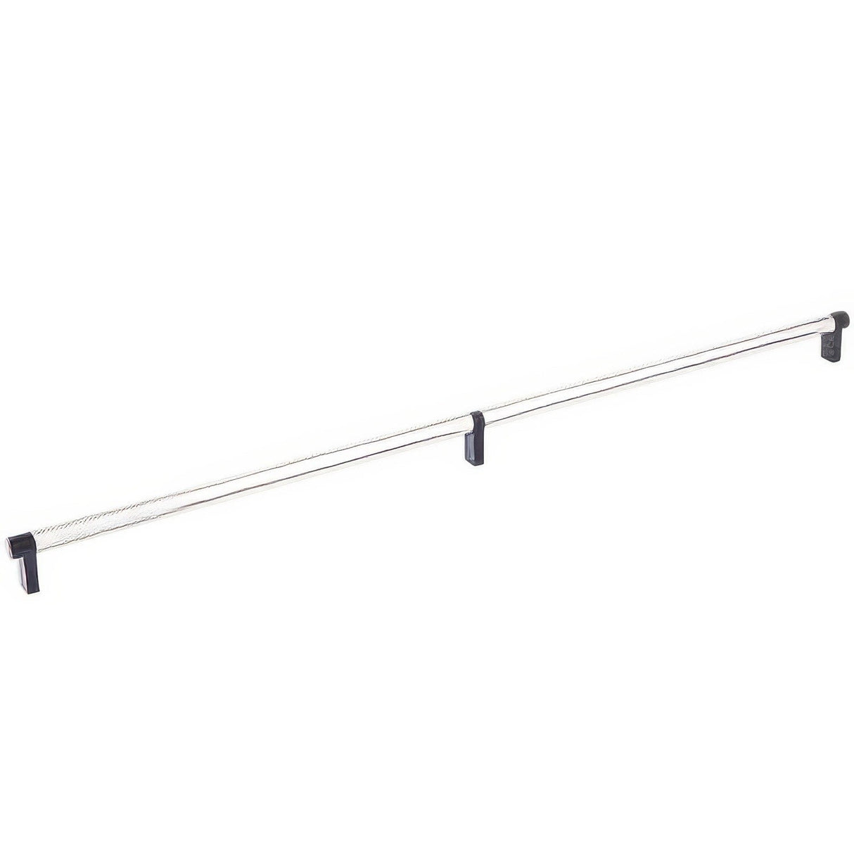 Emtek 84061.RECUS10B.KNUS14 lifetime polished nickel knurled cabinet bar