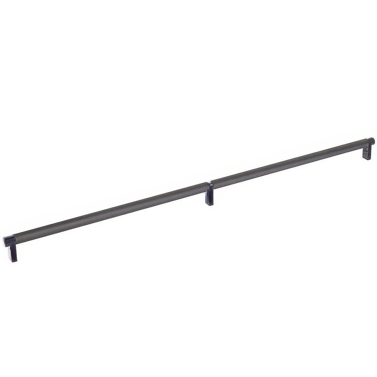 Emtek 84061.RECUS10B.SMUS19 flat black smooth cabinet bar