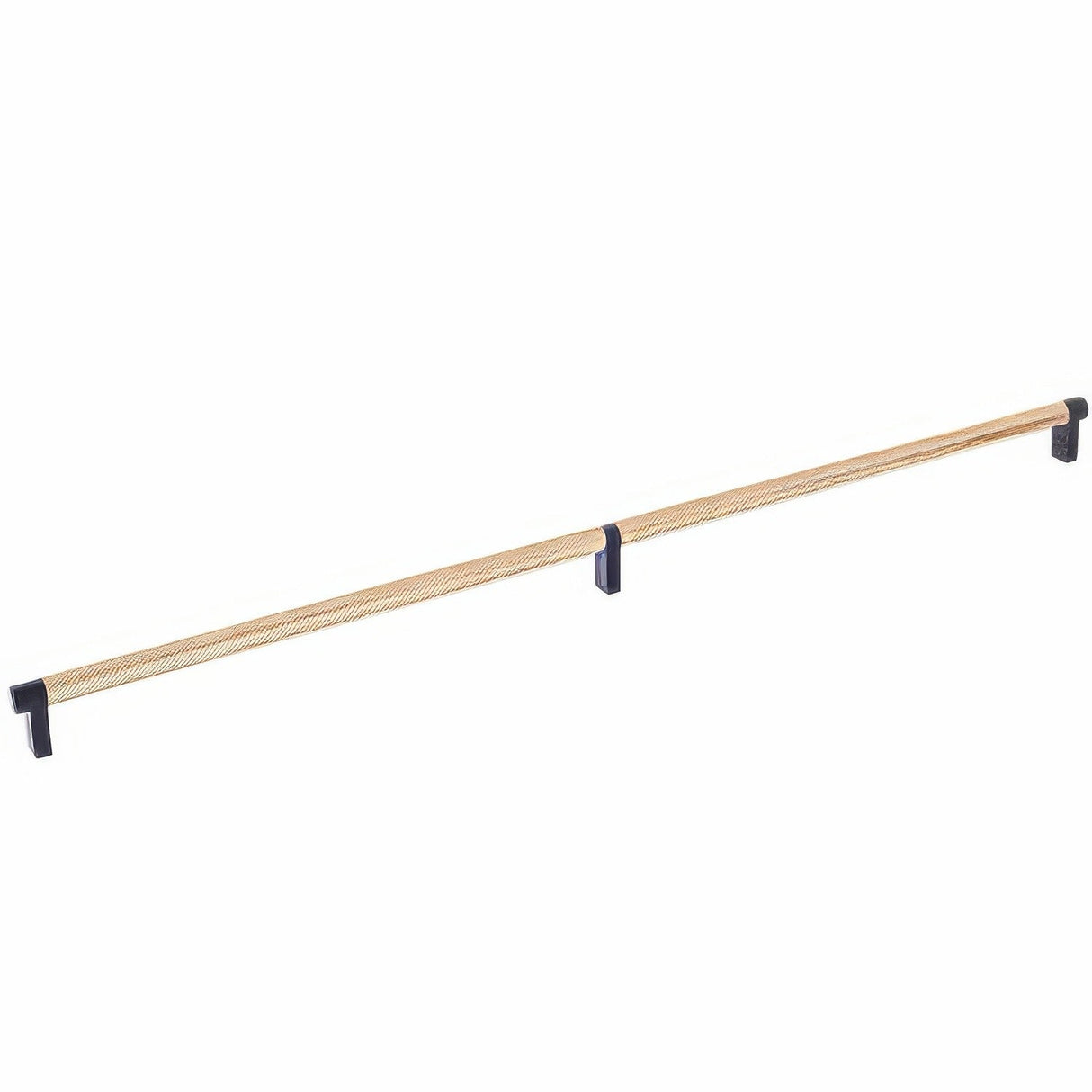 Emtek 84061.RECUS19.KNSCU satin copper knurled cabinet bar