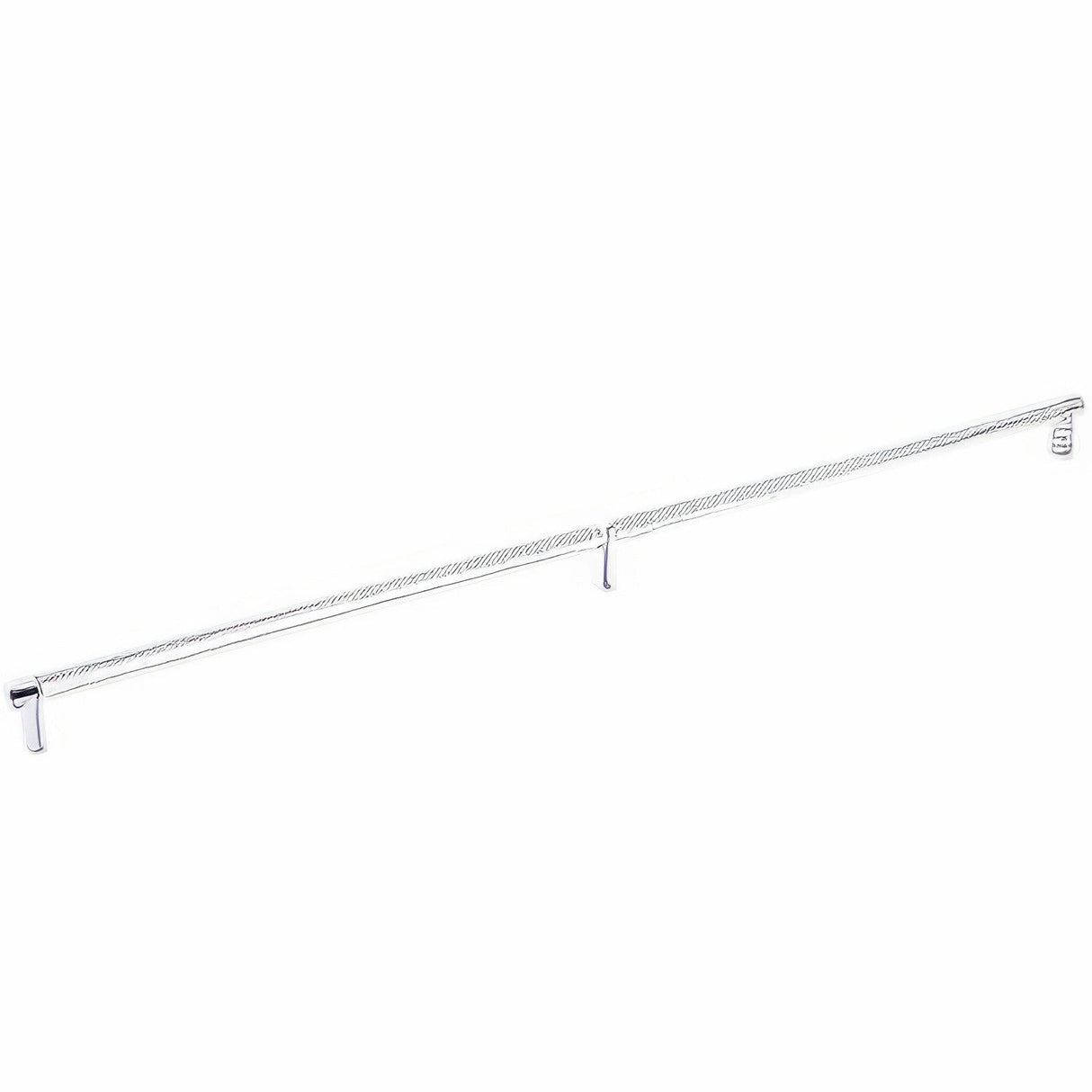 Emtek 84061.RECUS26.KNUS26 polished chrome knurled cabinet bar