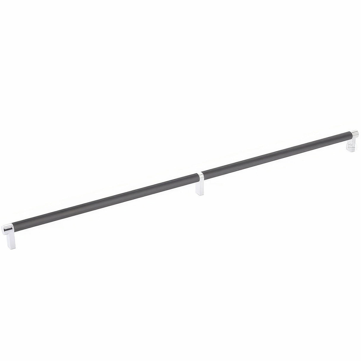 Emtek 84061.RECUS26.SMUS19 flat black smooth cabinet bar