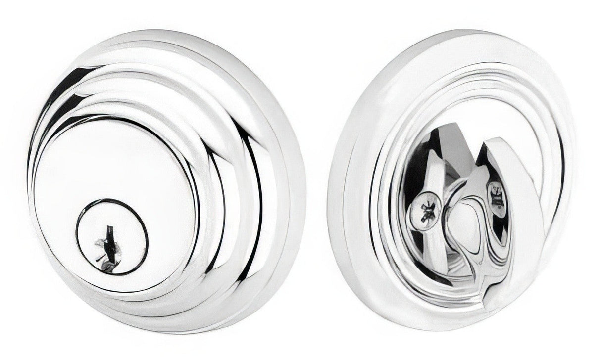 Emtek 8455US15 satin nickel single cylinder deadbolt