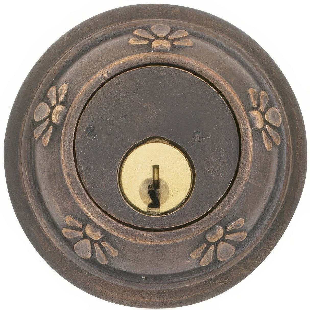 Emtek 8456MB medium bronze single cylinder deadbolt
