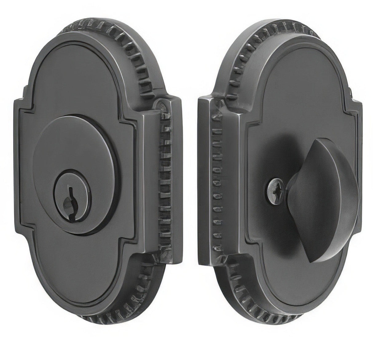 Emtek 8459US7 french antique single cylinder deadbolt