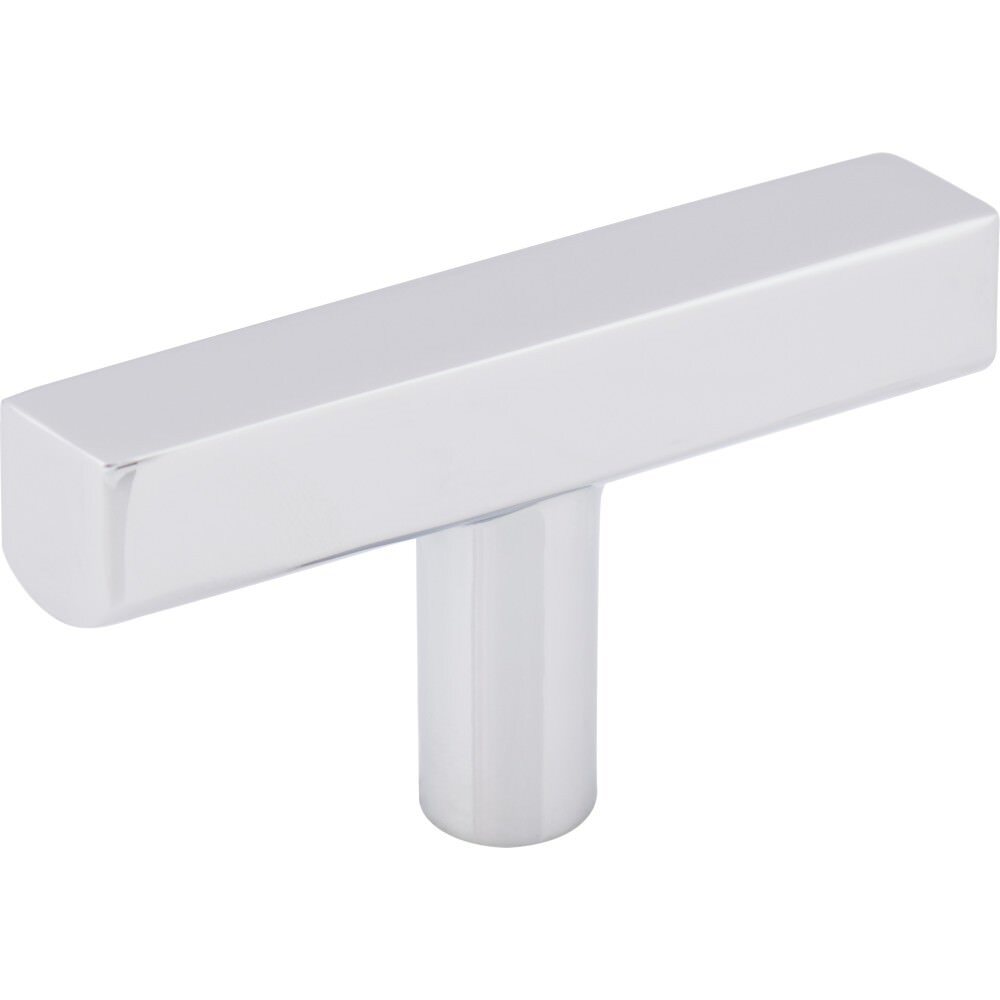 Jeffrey Alexander 845TL-PC polished chrome t shaped cabinet knob
