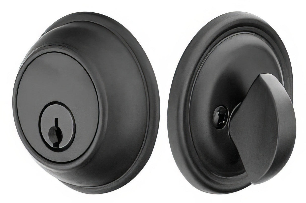 Emtek 8471MB medium bronze single cylinder deadbolt