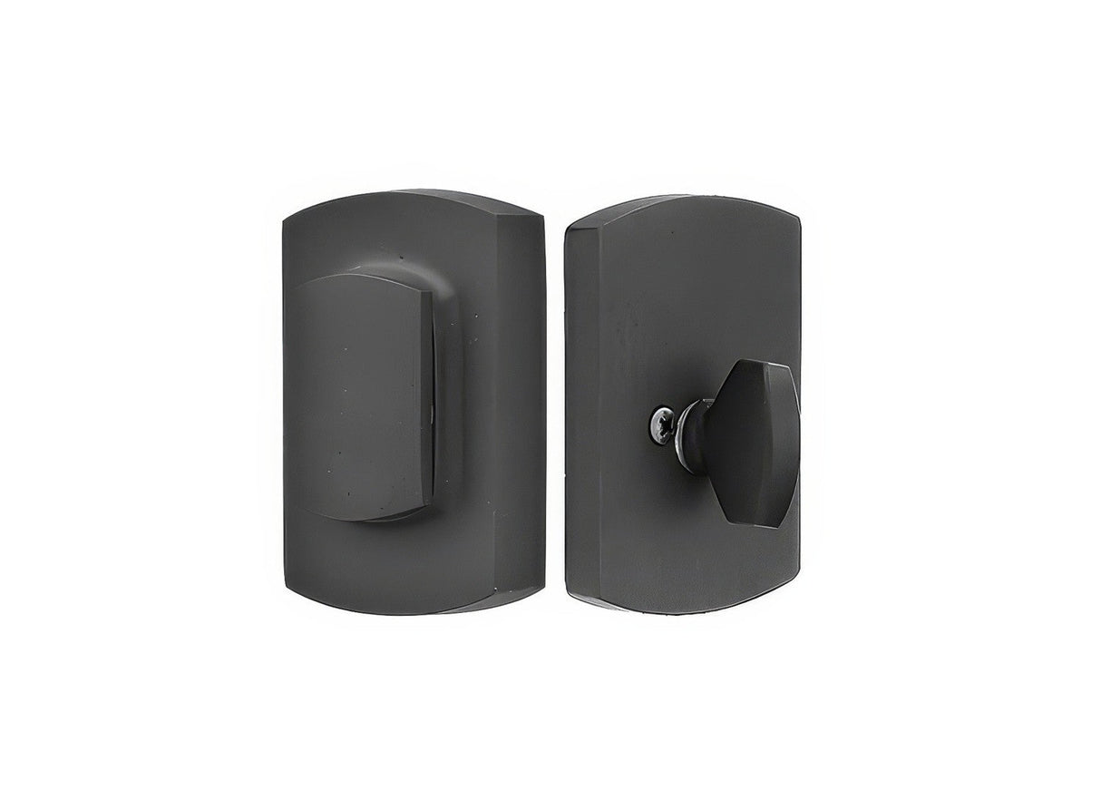 Emtek 8476FB flat black single cylinder