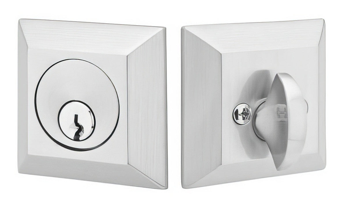 Emtek 8478US3 polished brass single cylinder deadbolt