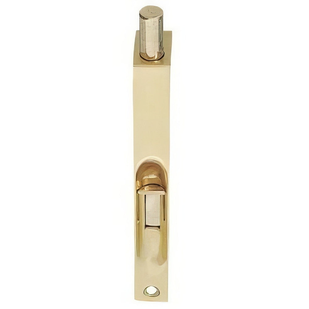 Emtek 8501US3 polished brass flush bolt