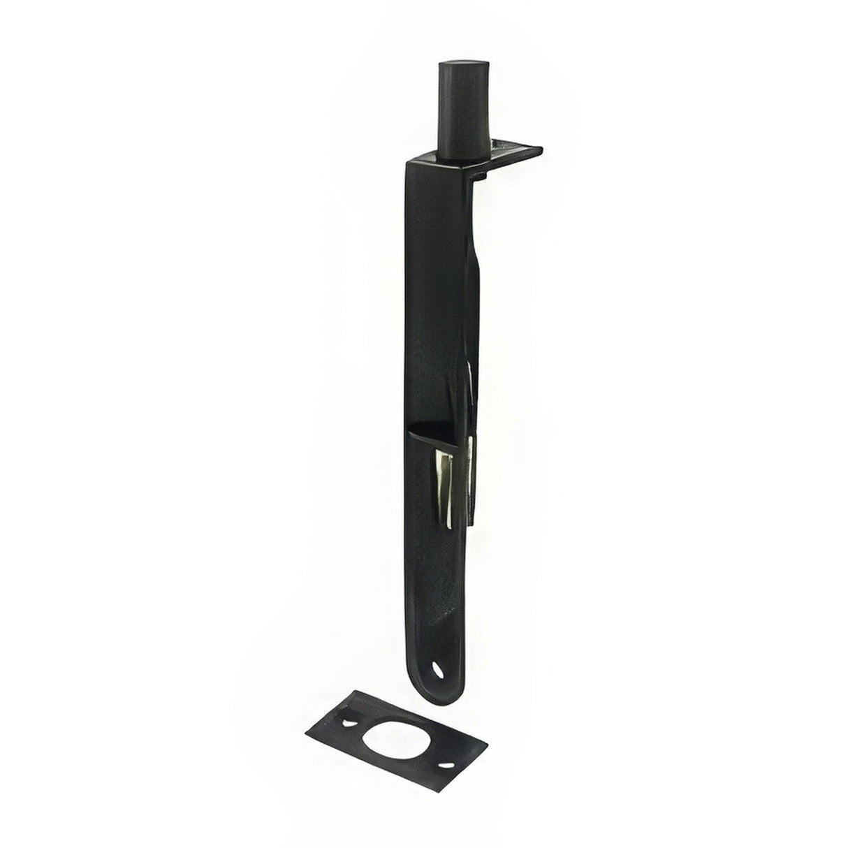 Emtek 8502US19 flat black flush bolt