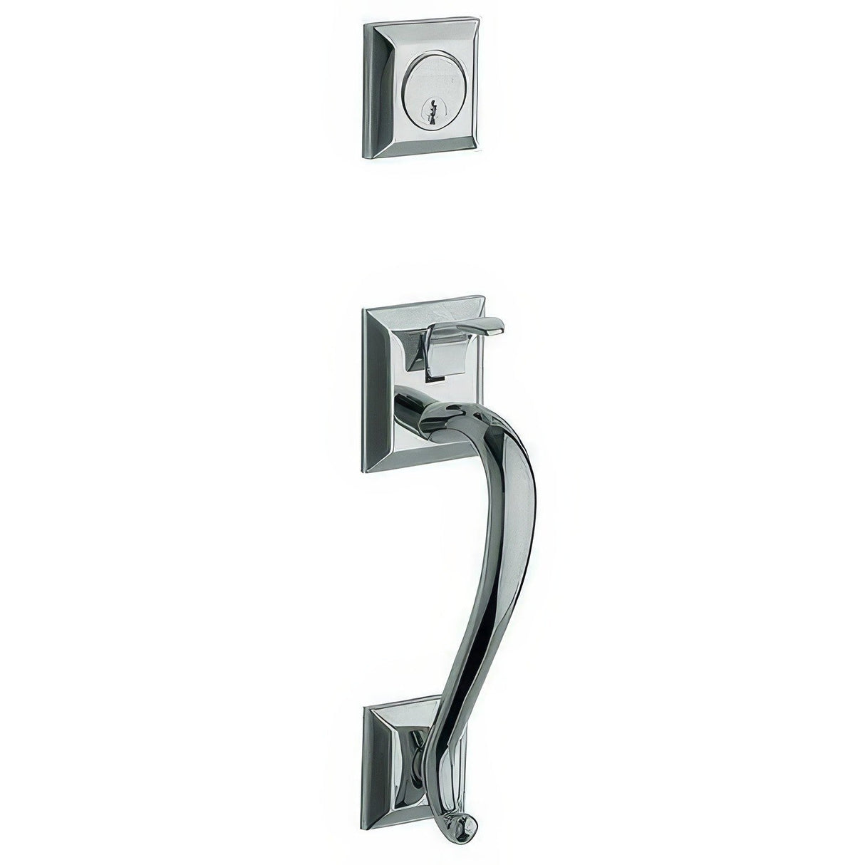 Baldwin 85320260LENT polished chrome single cylinder handleset