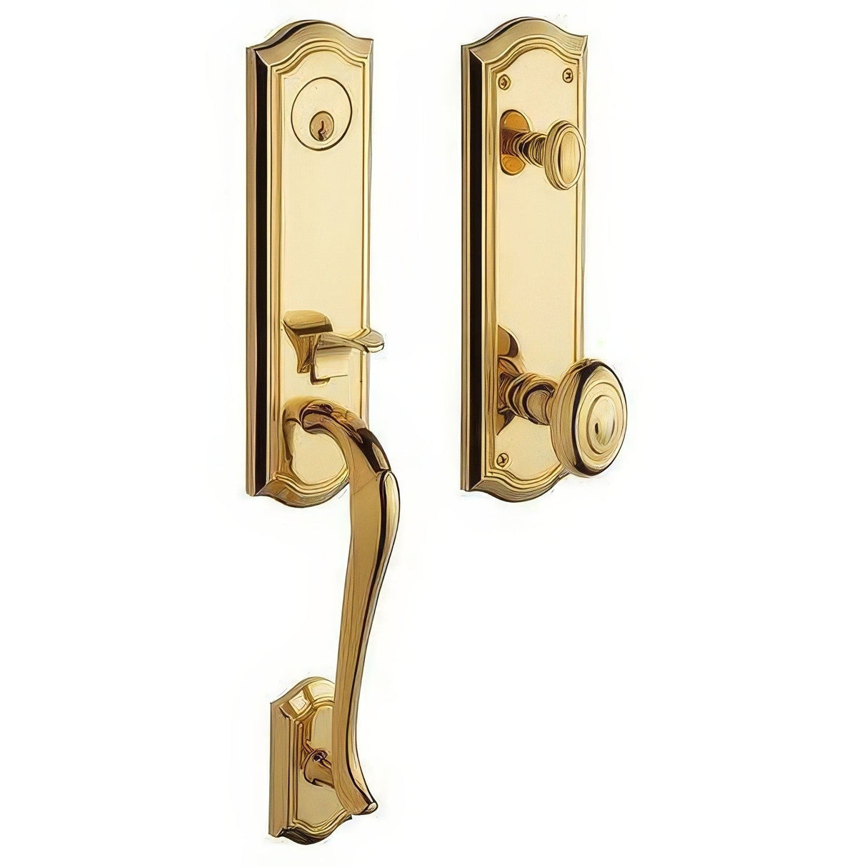 Baldwin 85337003FD lifetime polished brass dummy set