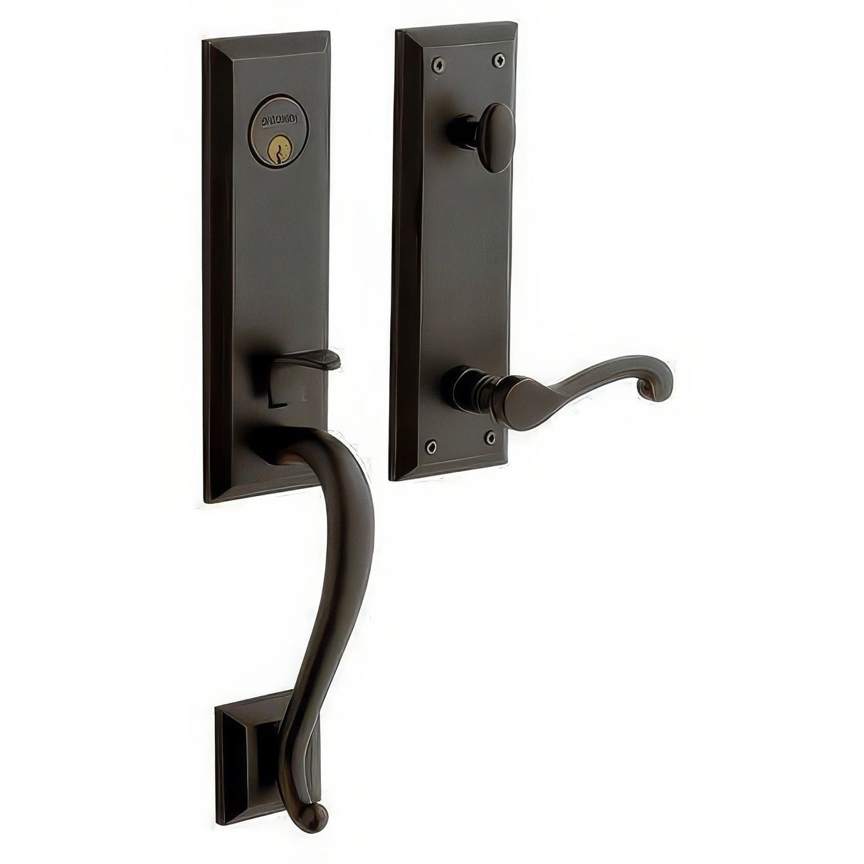 Baldwin 85355102LENT oil rubbed bronze single cylinder handleset