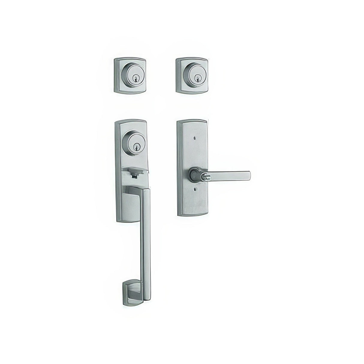 Baldwin 853852602DCL polished chrome double cylinder handleset