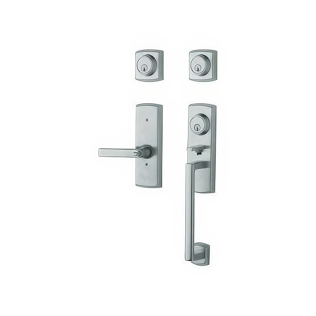 Baldwin 853852602DCR polished chrome double cylinder handleset