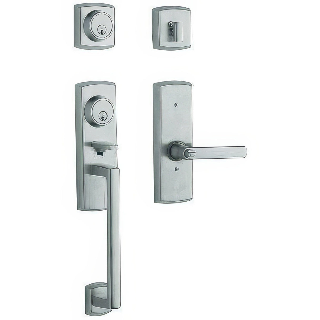 Baldwin 853852602LH polished chrome single cylinder handleset
