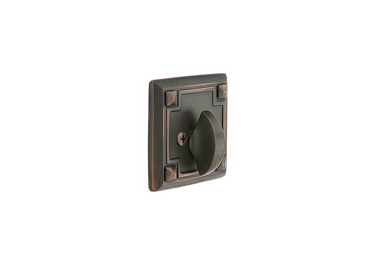 Emtek 8554US10B oil rubbed bronze single sided deadbolt