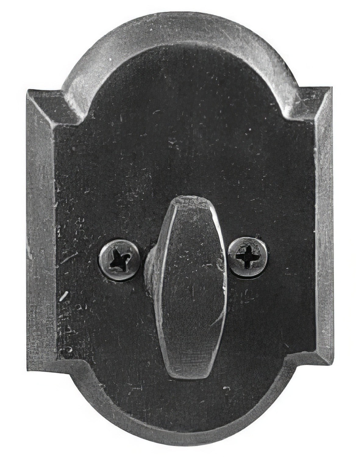 Emtek 8557TWB tumbled white bronze single sided deadbolt