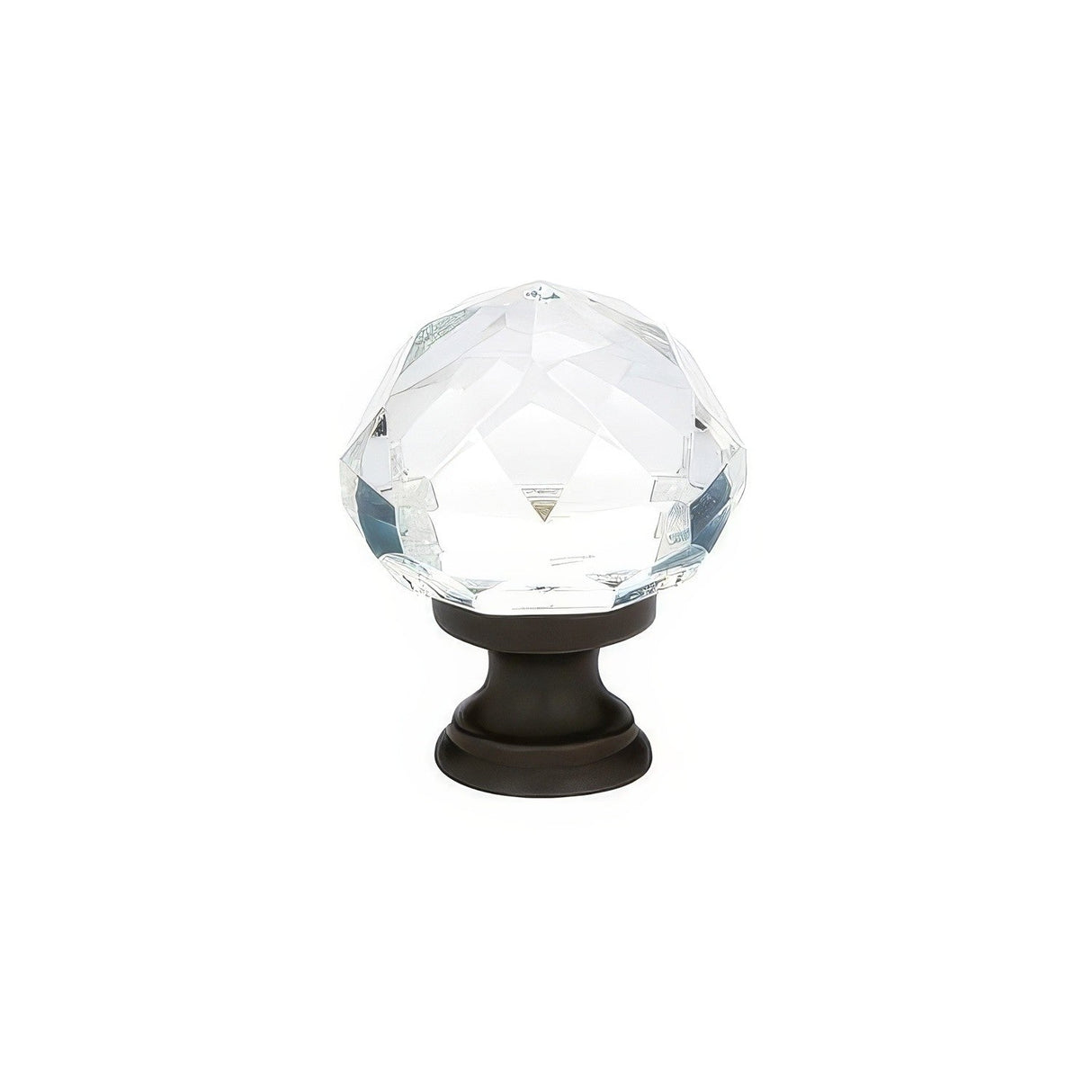 Emtek 86003US19 black cabinet knob