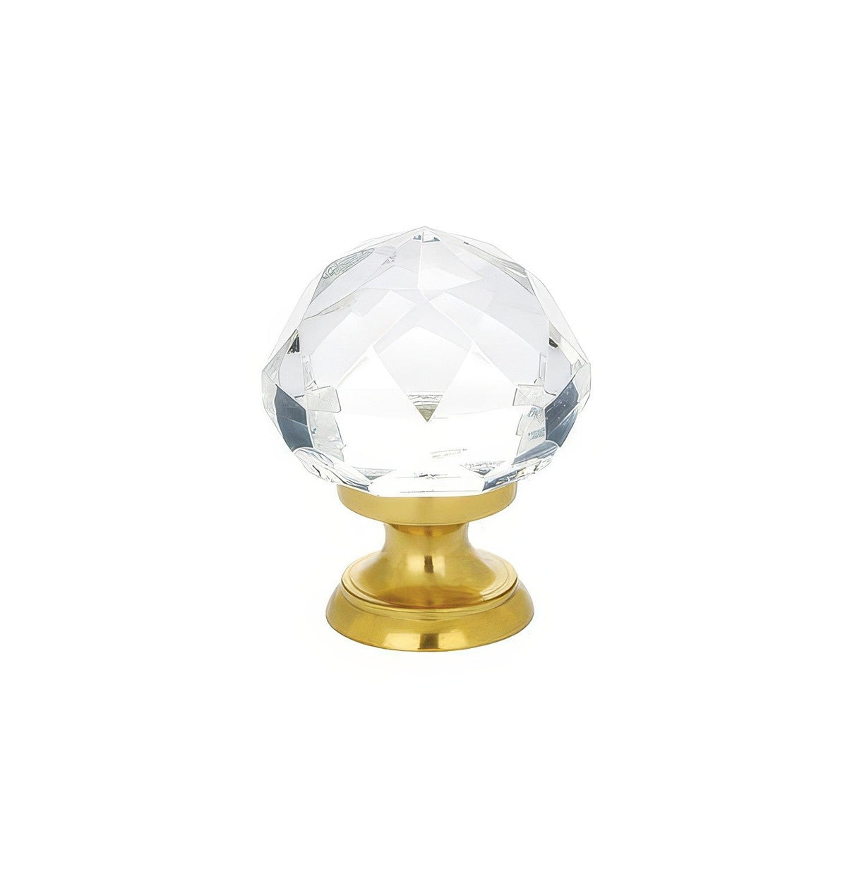 Emtek 86003US3 polished brass cabinet knob