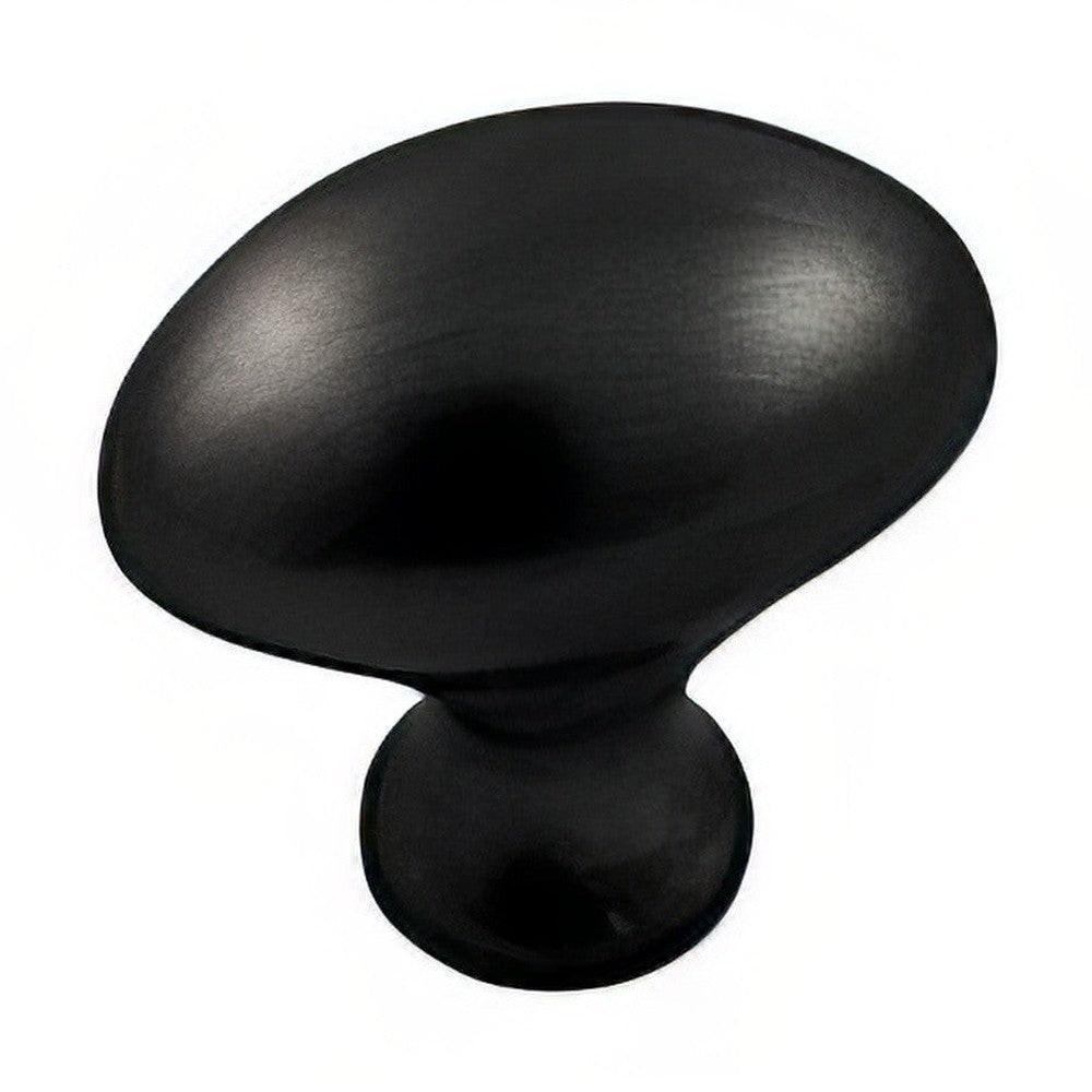 Emtek 86015US19 flat black cabinet knob