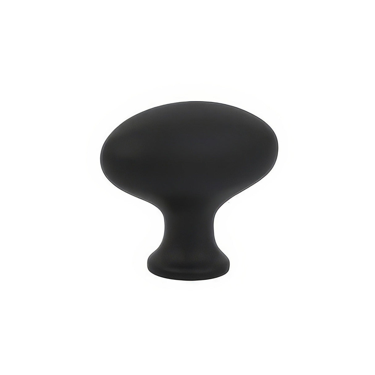 Emtek 86016US19 flat black cabinet knob