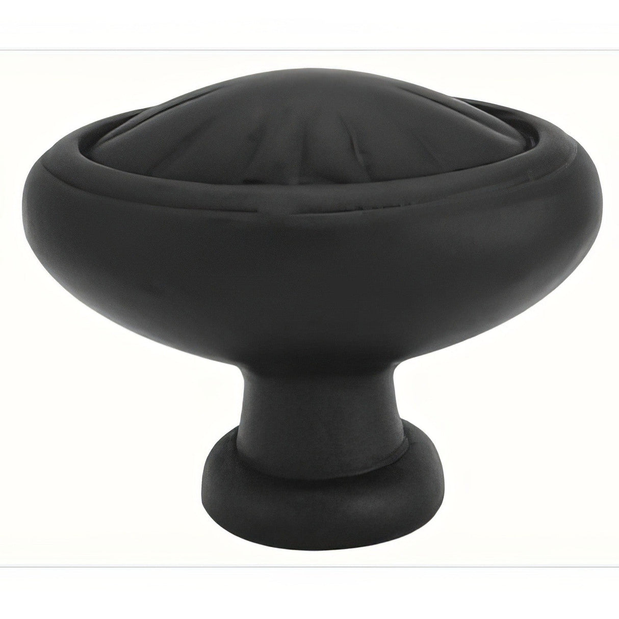 Emtek 86093FB flat black cabinet knob