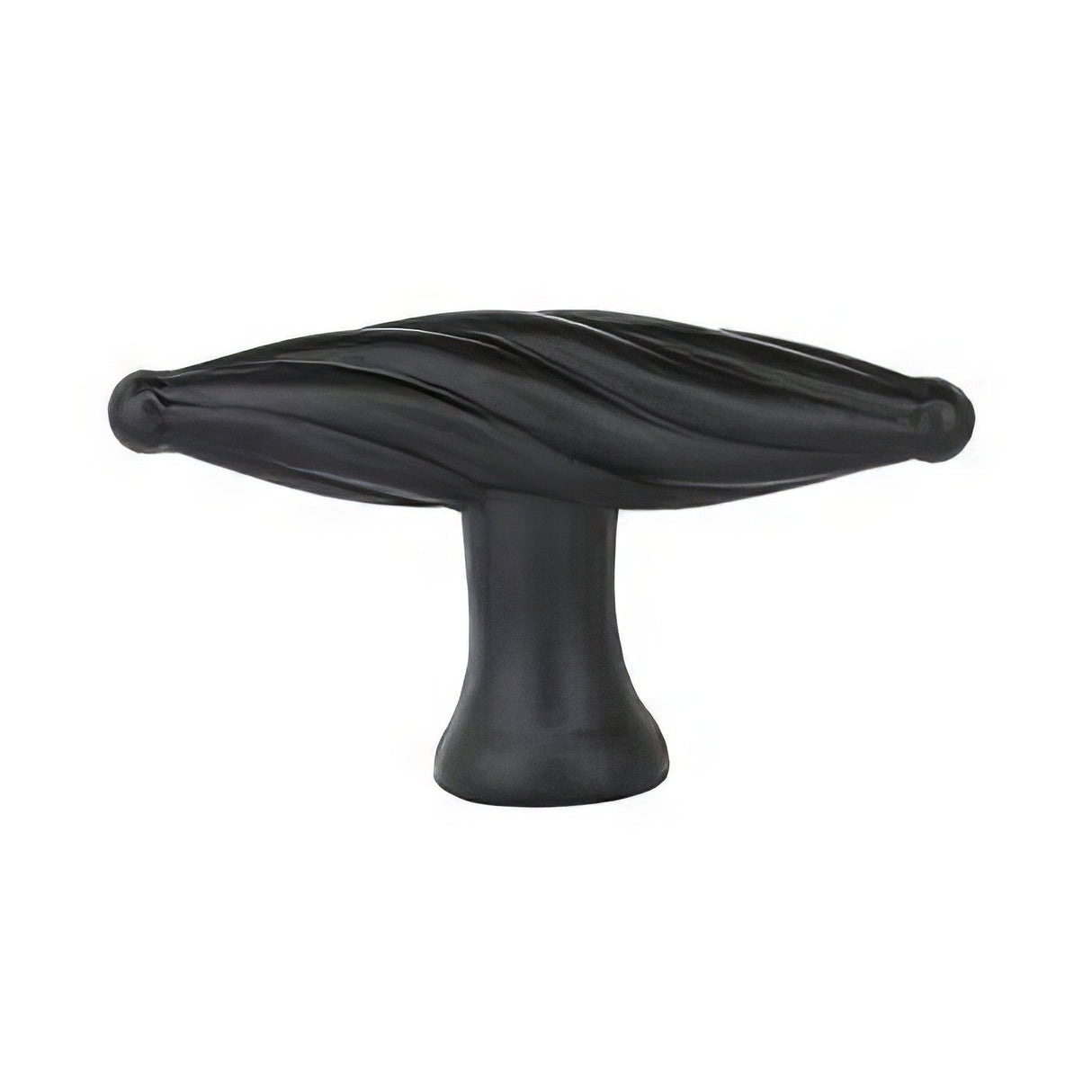 Emtek 86098FB flat black cabinet knob