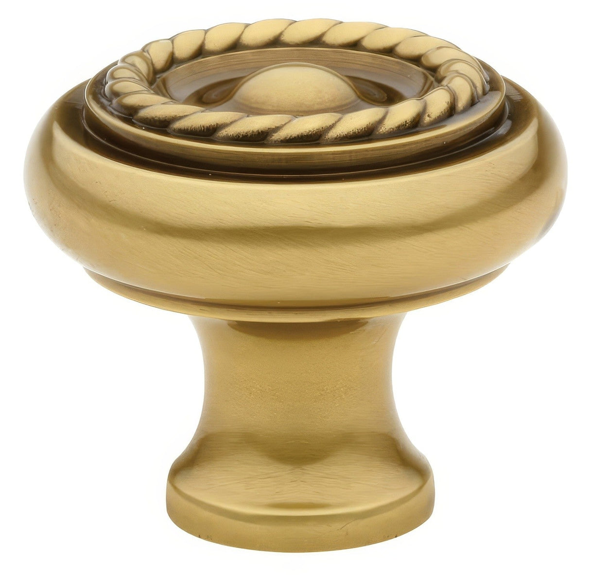Emtek Rope 1" Solid Brass Cabinet Knob