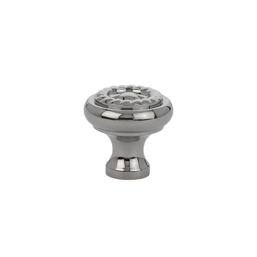 Emtek 86113US14 Rope 1-1/4" Cabinet Knob Polished Nickel Lifetime Finish