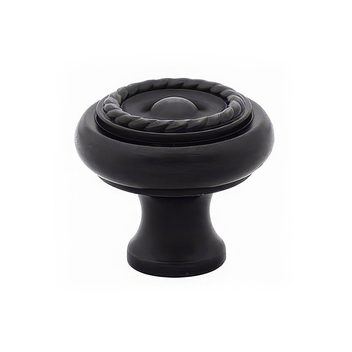 Emtek 86113US19 flat black cabinet knob