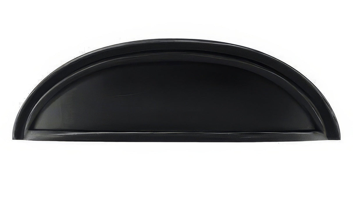 Emtek 86123US19 flat black cup pull